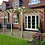 Thumbnail: Wall Mounted Premium Pergola - 3 Posts in Light Green by Rutland County