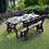 Thumbnail: Barleythorpe Rounded Picnic Table And Bench Set by Rutland County