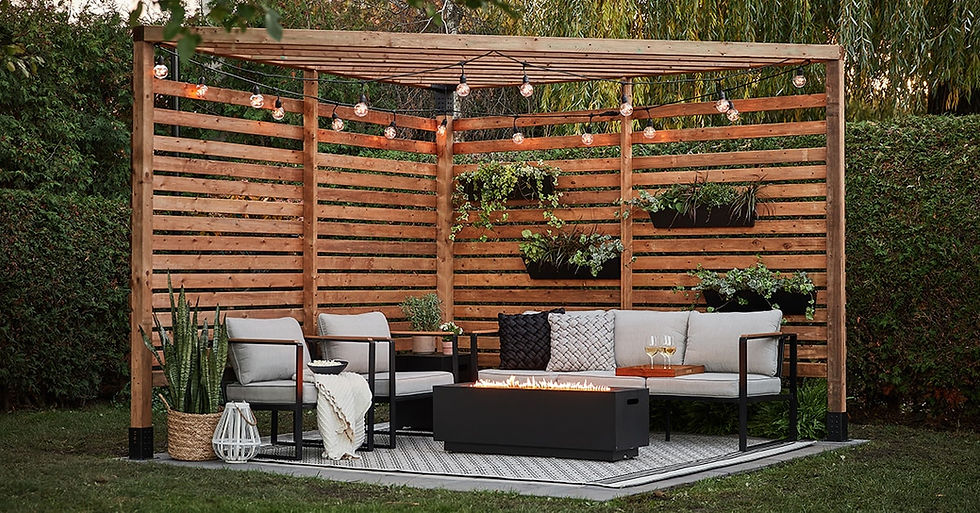 corner pergola