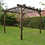 Thumbnail: Double Premium Pergola in Rustic Brown by Rutland County