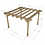 Thumbnail: Double Premium Pergola in Rustic Brown by Rutland County