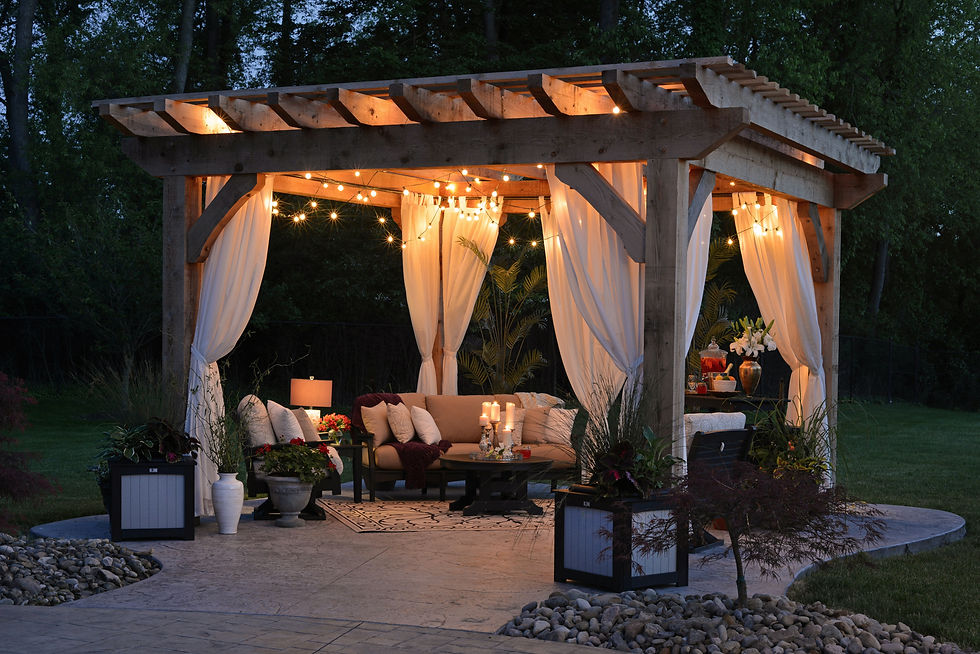 pergola accessories