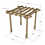 Thumbnail: Double Premium Pergola in Rustic Brown by Rutland County