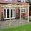 Thumbnail: Wall Mounted Premium Pergola - 3 Posts in Light Green by Rutland County