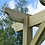 Thumbnail: Wall Mounted Garden Pergola in Light Green by Rutland County