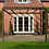 Thumbnail: Wall Mounted Box Pergola in Rustic Brown by Rutland County