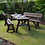Thumbnail: Barleythorpe Rounded Picnic Table And Bench Set by Rutland County