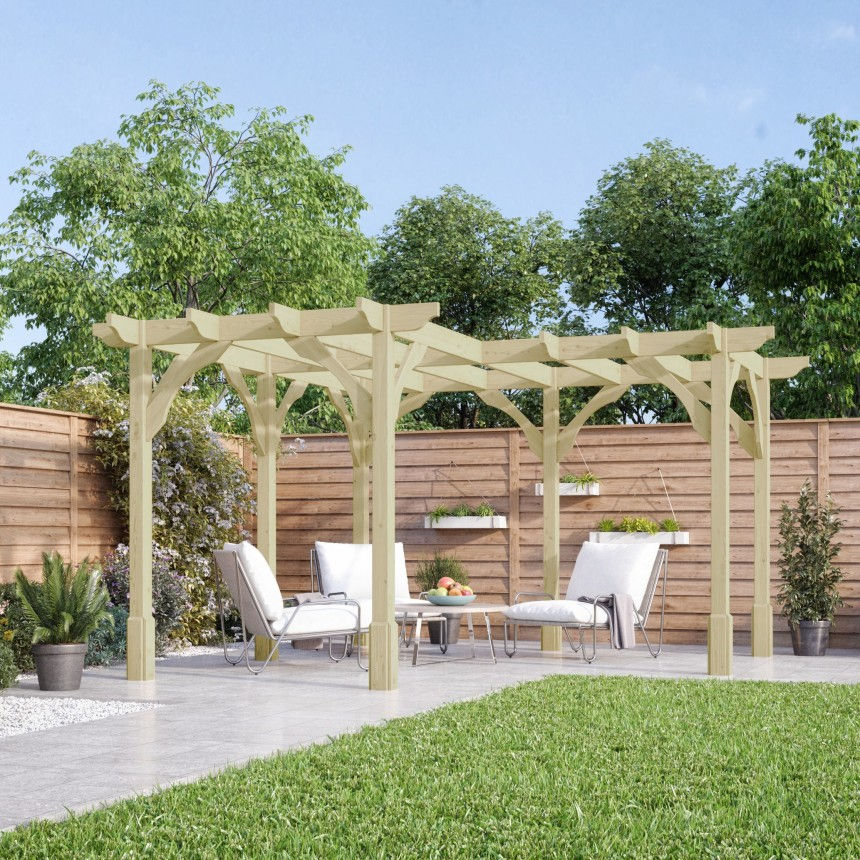 corner pergola
