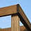 Thumbnail: Wall Mounted Box Pergola in Rustic Brown by Rutland County