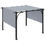 Thumbnail: Outdoor Retractable Pergola Gazebo Canopy Sun Shade Patio in Grey by Outsunny