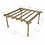Thumbnail: Double Premium Pergola in Rustic Brown by Rutland County