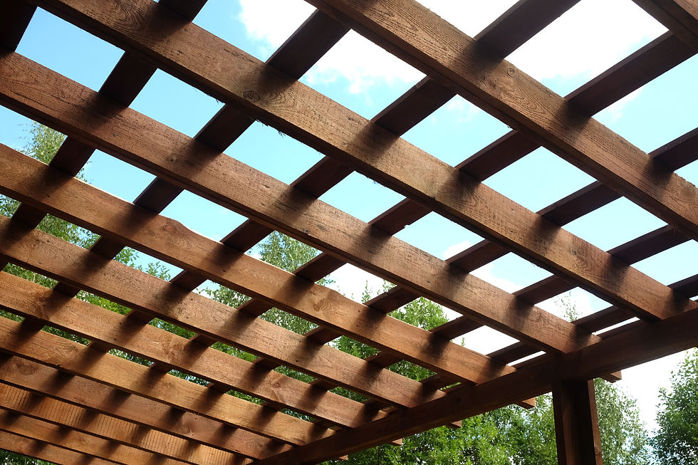Wooden Pergola Roof Shade