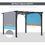 Thumbnail: Outdoor Retractable Pergola Gazebo Canopy Sun Shade Patio in Grey by Outsunny